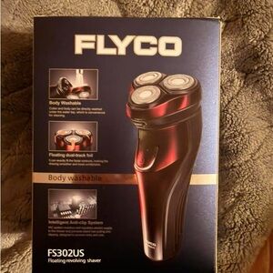FS302US Red & Black Floating Revolving Shaver